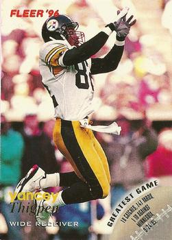 Yancey Thigpen Pittsburgh Steelers 1996 Fleer NFL #113